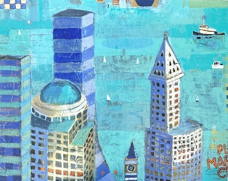 Seattle  30" x 24"